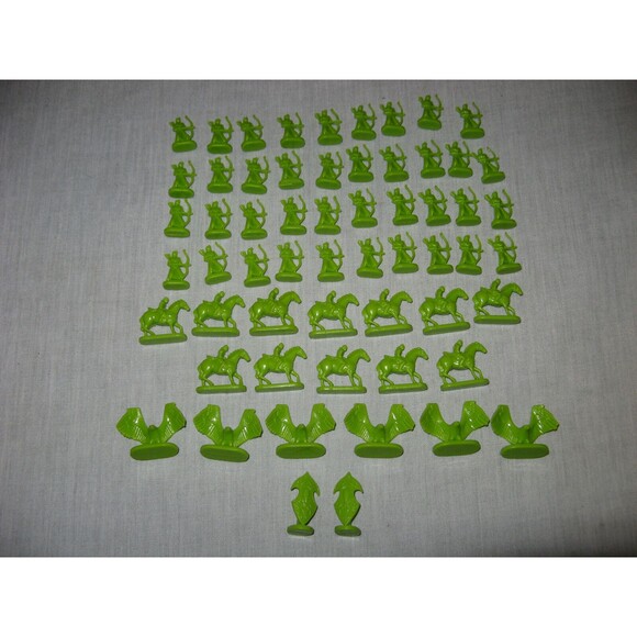 Risk The Lord of the Rings Trilogy Edition Replacement Green Army 59 Pieces 2003 - Picture 1 of 3